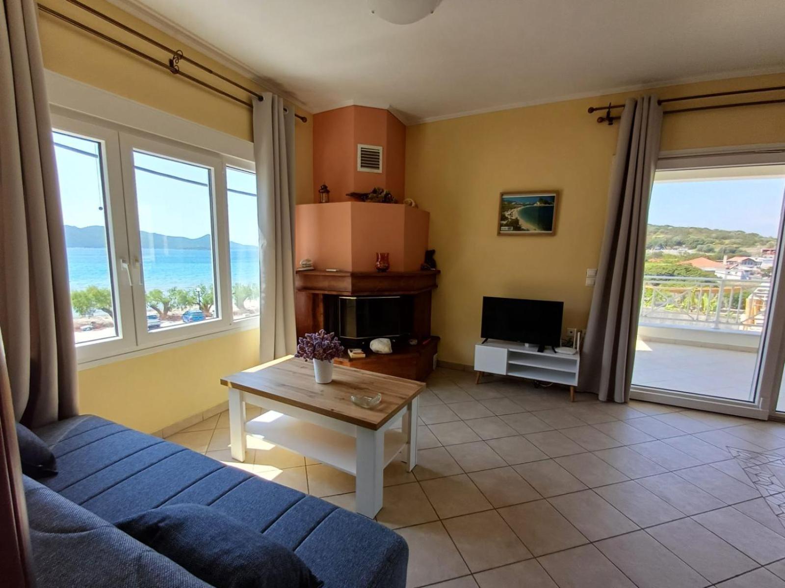 Nostos - Psili Ammos Apartments ภายนอก รูปภาพ