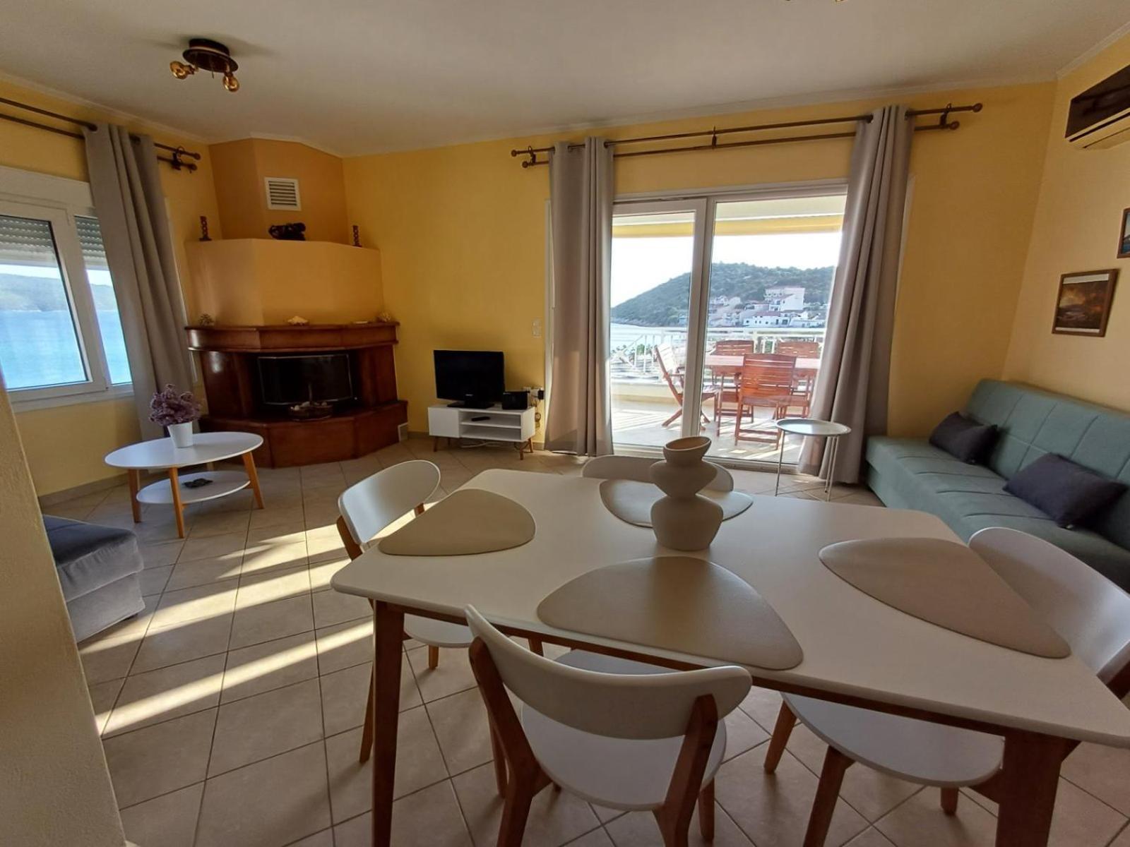 Nostos - Psili Ammos Apartments ภายนอก รูปภาพ